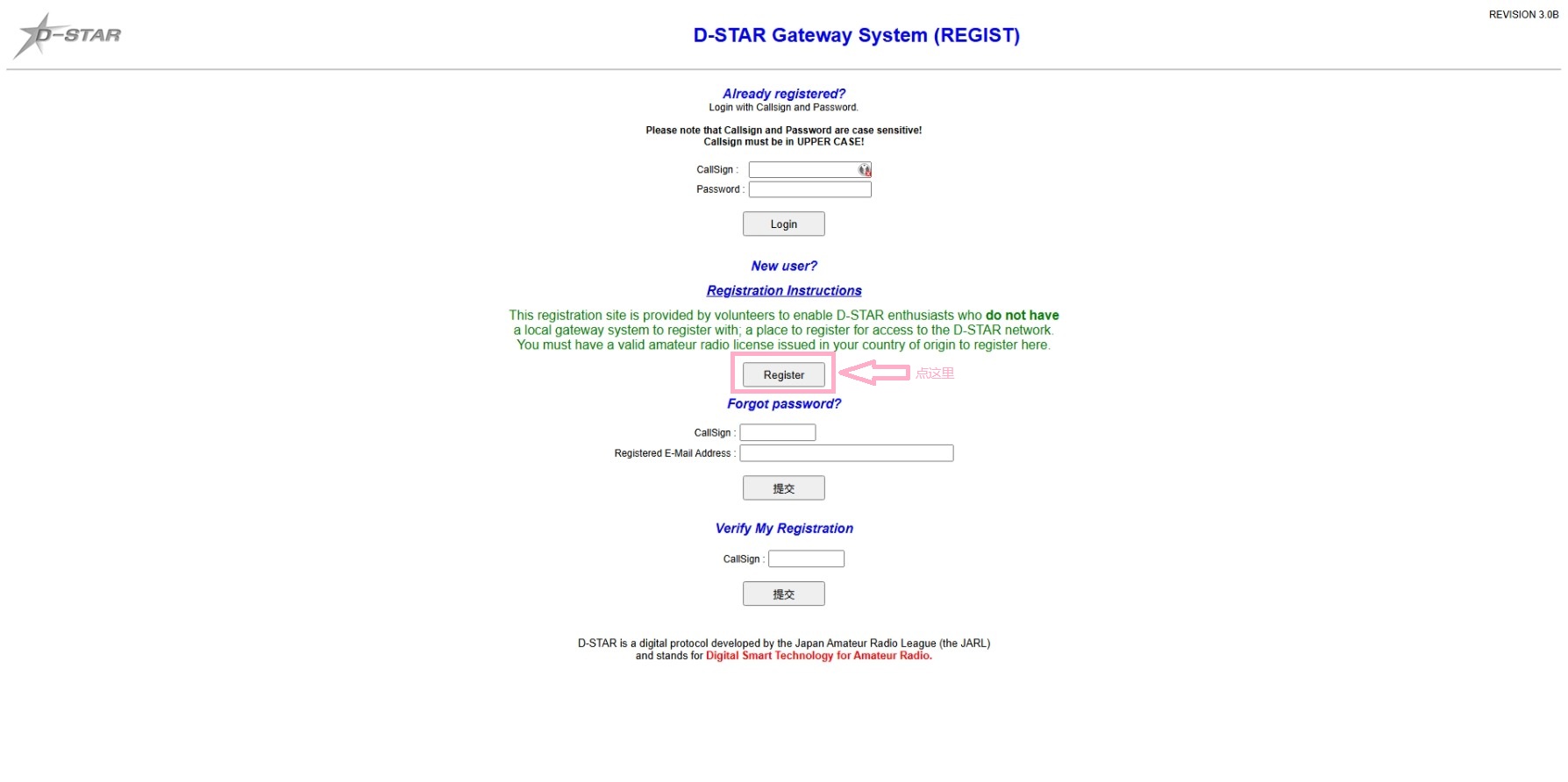 D-STAR Gateway System 主页